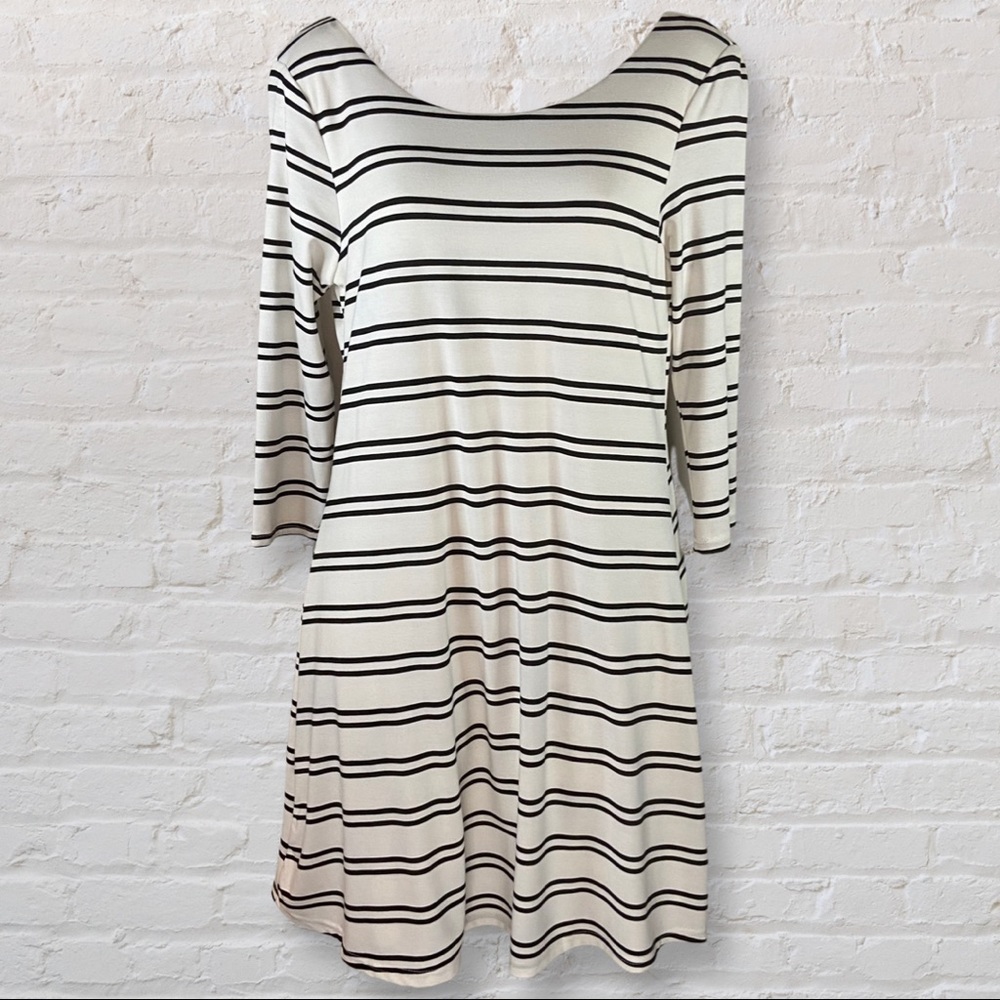 Lumiere Black and White Dress - Size S
